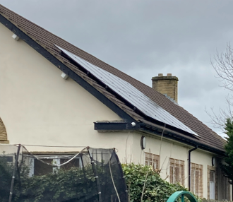 Solar panels at Sutton Centre