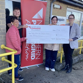 DERIC Youth and Community Project receive grant funds from Northern Powergrid Foundation
