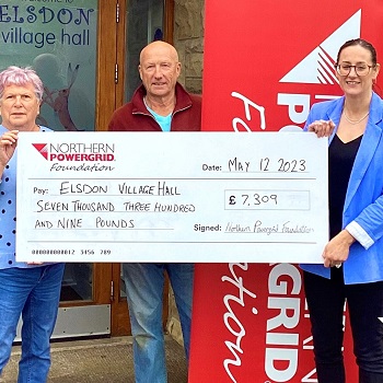 Elsdon Community Centre receive funding from Northern Powergrid Foundation