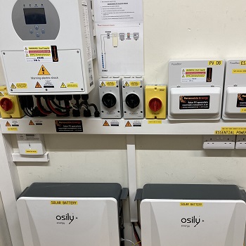 Battery storage at Jubilee Fields