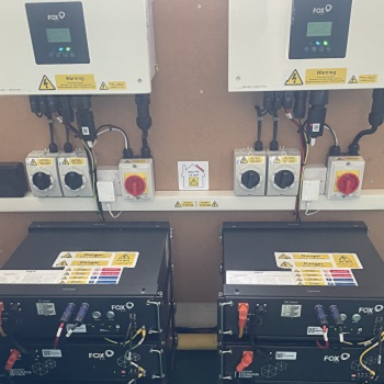 Sherburn Community Centre battery storage