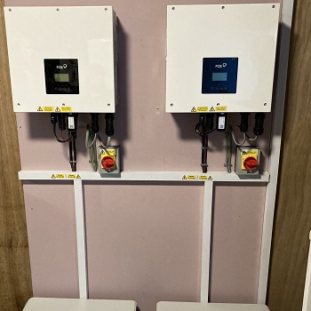 Battery storage at Stocksfield, Northumberland