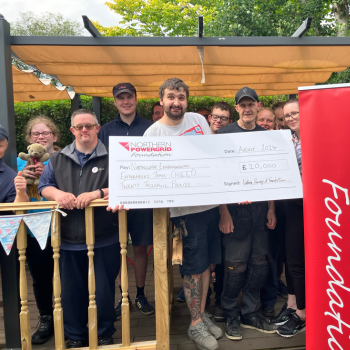 Northcliffe Nurseries receives grant cheque from Northern Powergrid Foundation